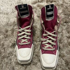 Converse Turbodrk Women's Fuchsia High-Top Sneakers